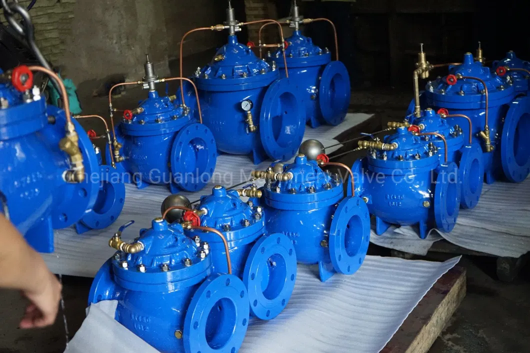 Diaghragm / Piston Cast Iron Constant Downstream Pressure Flow Control Regulating Control Valve (GL400X)